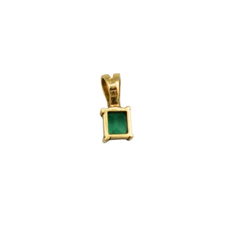 Pendentif Emeraude Or 18k - Bijouterie Haillot La Seyne Sur Mer 83