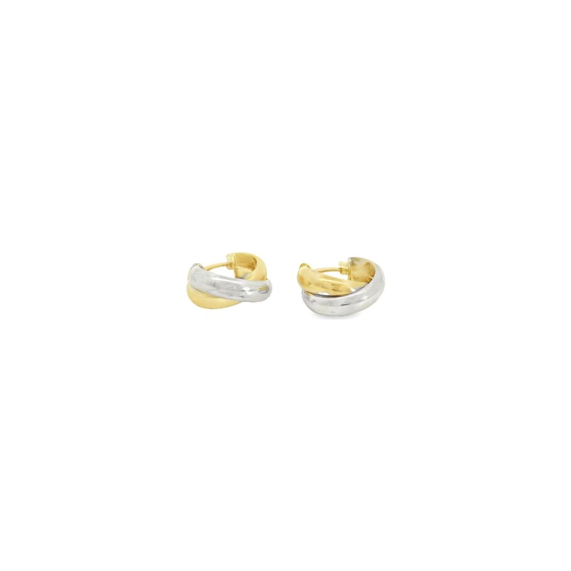 Boucles d'oreilles en or jaune - bijouterie haillot la seyne sur mer