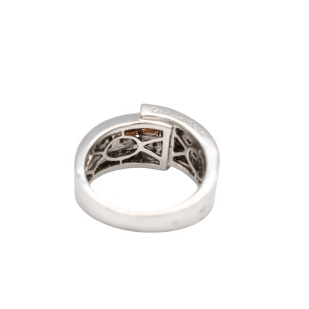 Bagues Guy Laroche Or 18k Diamants Noirs et blancs - bijouterie haillot la seyne sur mer