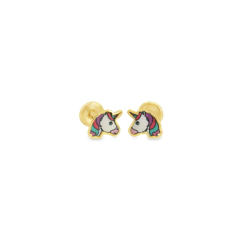 Boucles d'oreilles en or jaune - bijouterie haillot la seyne sur mer