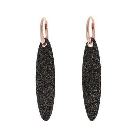Boucles d'oreilles PESAVENTO Polvere-Rose Polvere noir - bijouterie haillot la seyne sur mer