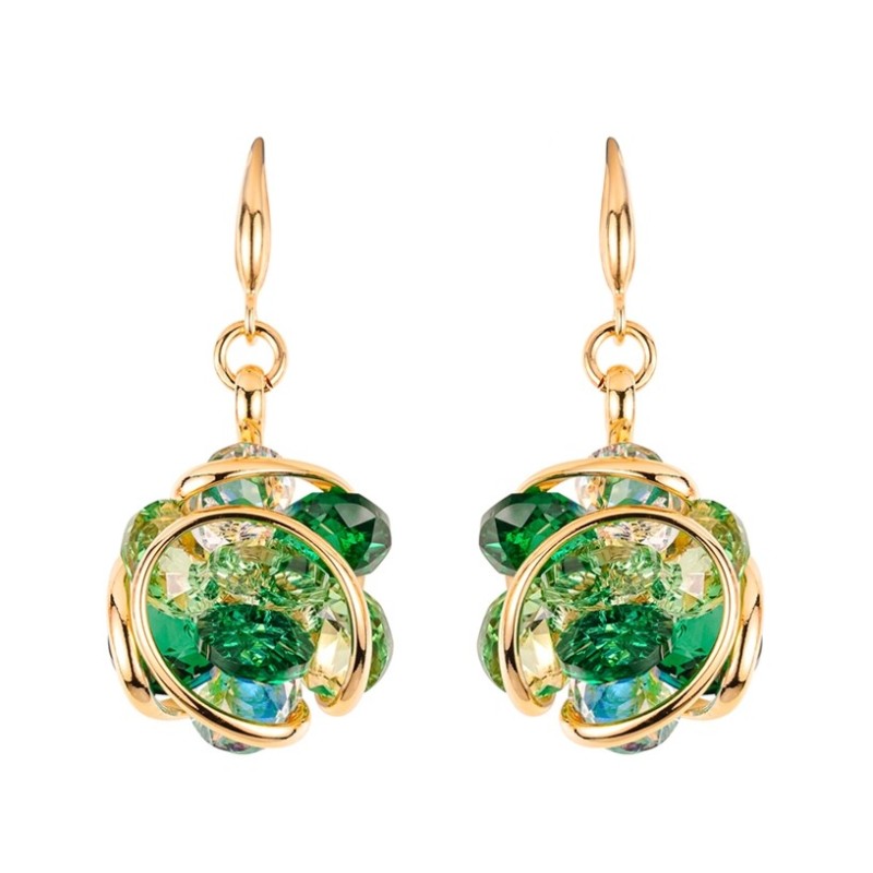 Boucles d'oreilles Ninfea verte Andrea Marazzini - bijouterie haillot la seyne sur mer
