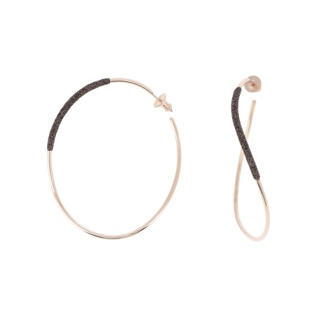 Boucles d'oreilles PESAVENTO Polvere Rose Polvere marron - bijouterie haillot la seyne sur mer