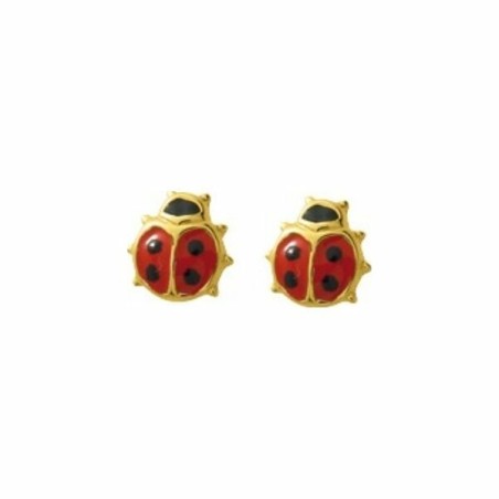 Boucles d'oreilles en or jaune - bijouterie haillot la seyne sur mer