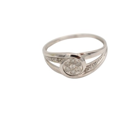 Bague Diamants & Or Blanc 18k - bijouterie haillot la seyne sur mer