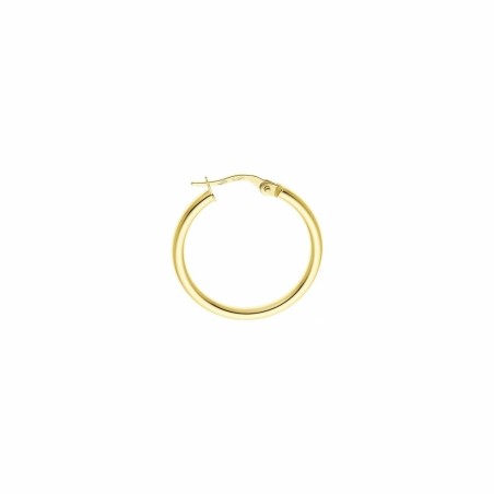 Créoles en or jaune - bijouterie haillot la seyne sur mer