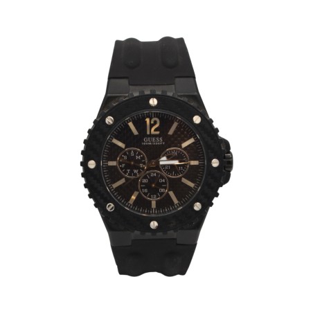 Guess metal brossé plaqué noir - Bijouterie Haillot La Seyne Sur Mer 83