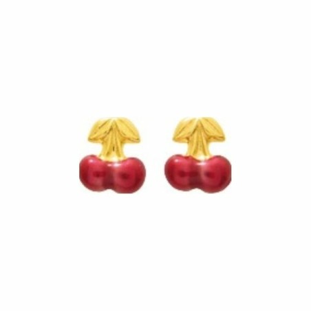 Boucles d'oreilles en or jaune - bijouterie haillot la seyne sur mer