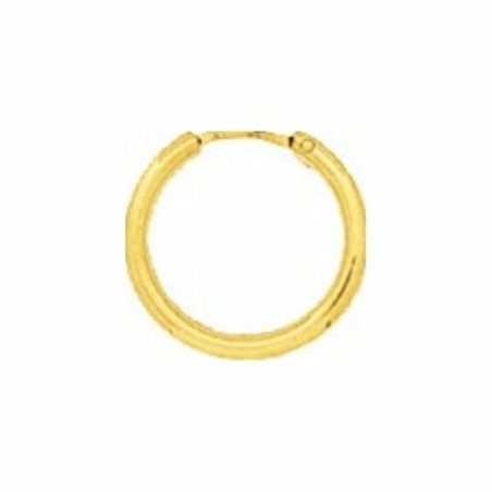 Boucles d'oreilles créoles en or jaune - bijouterie haillot la seyne sur mer