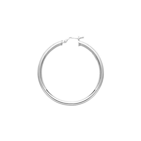 Boucles d'oreilles créoles en argent - bijouterie haillot la seyne sur mer