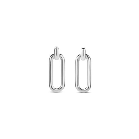 Boucles d'oreilles Ti Sento en argent plaqué platine - bijouterie haillot la seyne sur mer