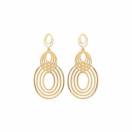 Boucles d'oreilles en plaqué or - bijouterie haillot la seyne sur mer