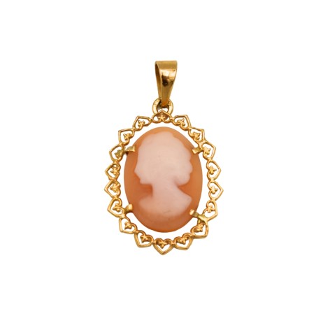 Pendentif Camé Or 18k