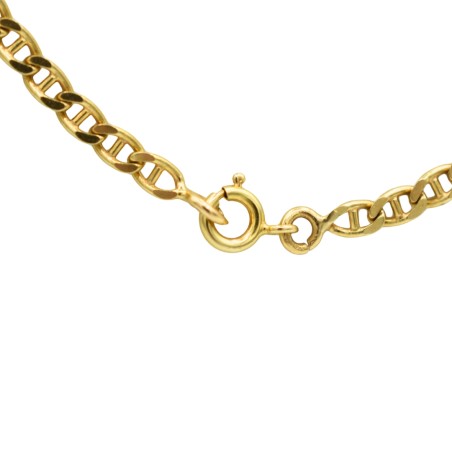 Chaine Gourmette Marine Or jaune 18k - Bijouterie Haillot La Seyne Sur Mer Six Fours 83