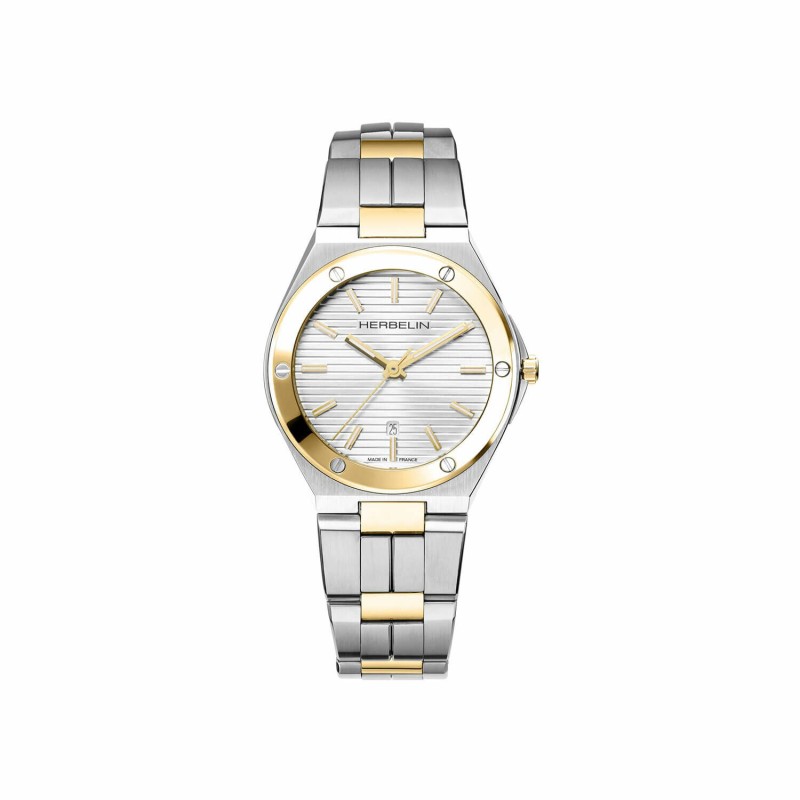 Montre HERBELIN Cap Camarat Quartz Bicolore 14545BT11N - Bijouterie Haillot La seyne sur mer 83