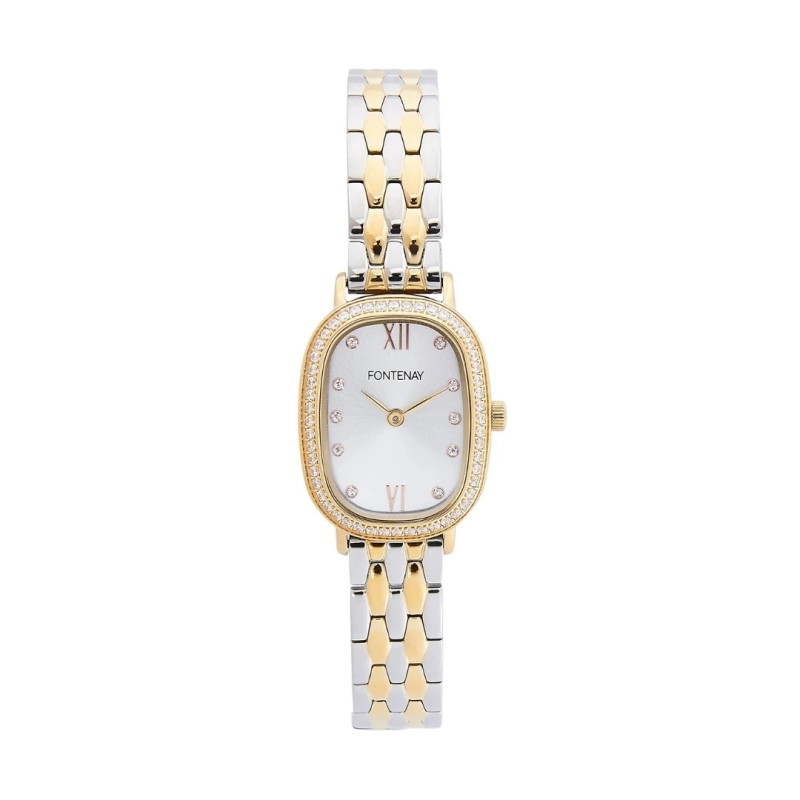 Montre Fontenay Suzanne Bicolore FPB00701 Quartz - Bijouterie Haillot La Seyne Sur Mer Six-Fours 83