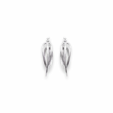 Boucles d'oreilles créoles en argent - bijouterie haillot la seyne sur mer