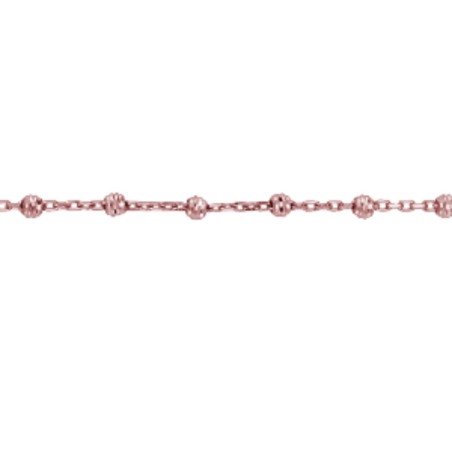 Bracelets boules Or rose 18k - bijouterie haillot la seyne sur mer