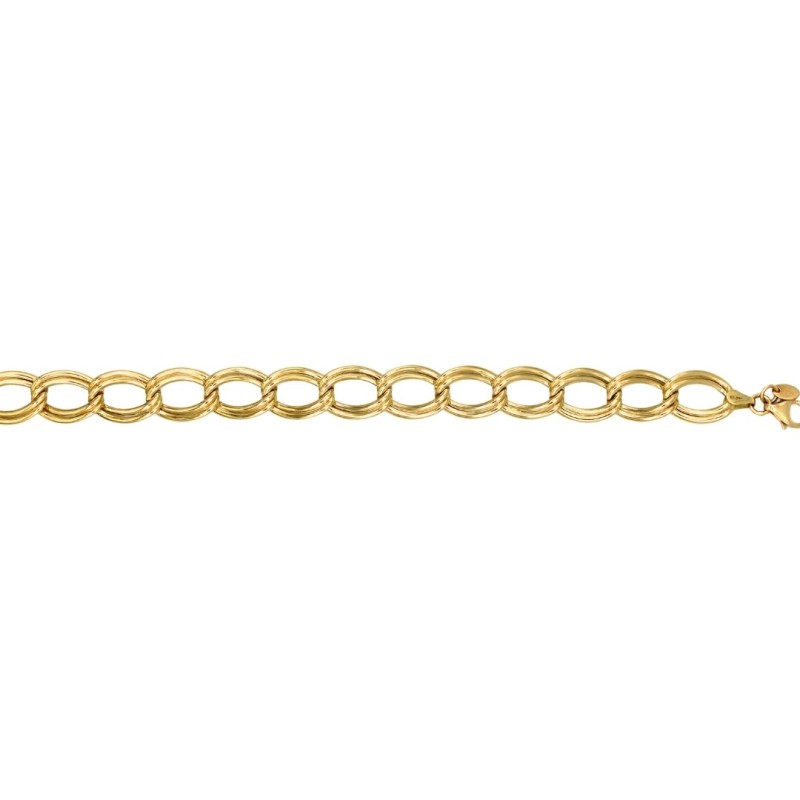 Bracelet or jaune 18 k - bijouterie haillot la seyne sur mer