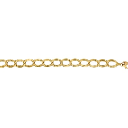 Bracelet or jaune 18 k - bijouterie haillot la seyne sur mer