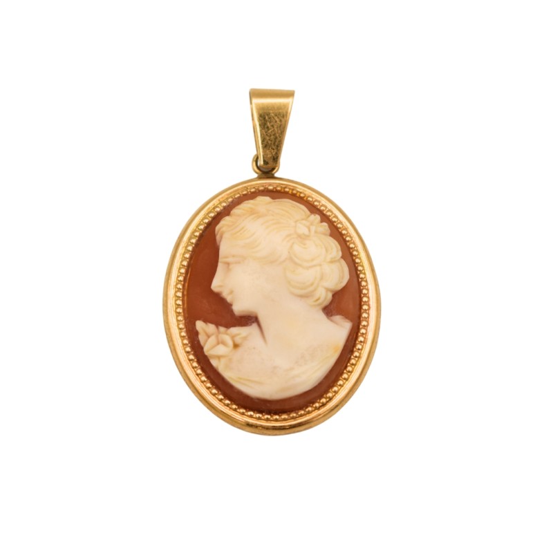 Pendentif Camé Or 18k