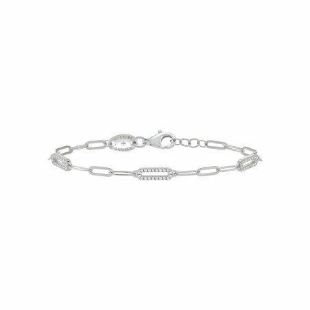Bracelet Charles Garnier en argent et oxydes de zirconium - bijouterie haillot la seyne sur mer