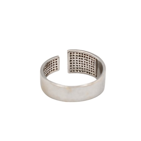 Bague Modern Diamants Or blanc 18k