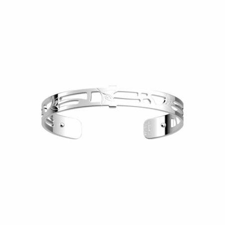 Bracelet manchette Les Georgettes Les Essentielles Fleurs du Nil, finition argentée, 8mm - bijouterie haillot la seyne sur mer
