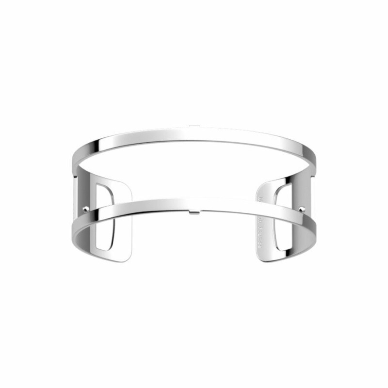 Bracelet manchette Les Georgettes Les Essentielles + Pure, finition argentée, 25mm - bijouterie haillot la seyne sur mer