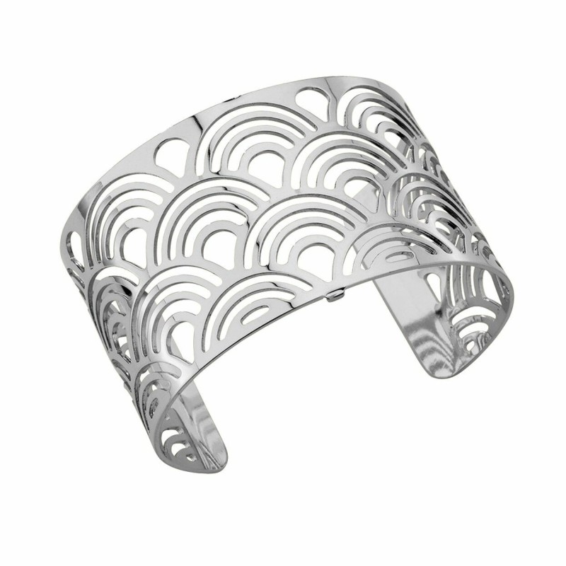 Bracelet manchette Les Georgettes Les Essentielles Poisson argenté, 40mm - bijouterie haillot la seyne sur mer
