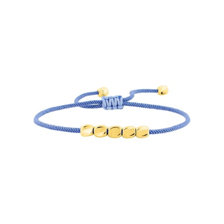 Bracelet cordon rose et cuivre doré - bijouterie haillot la seyne sur mer