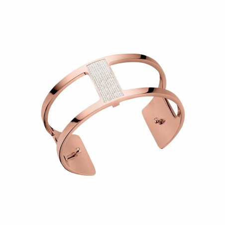 Bracelet manchette Les Georgettes Les Précieuses Barrette doré rose, 25mm - bijouterie haillot la seyne sur mer