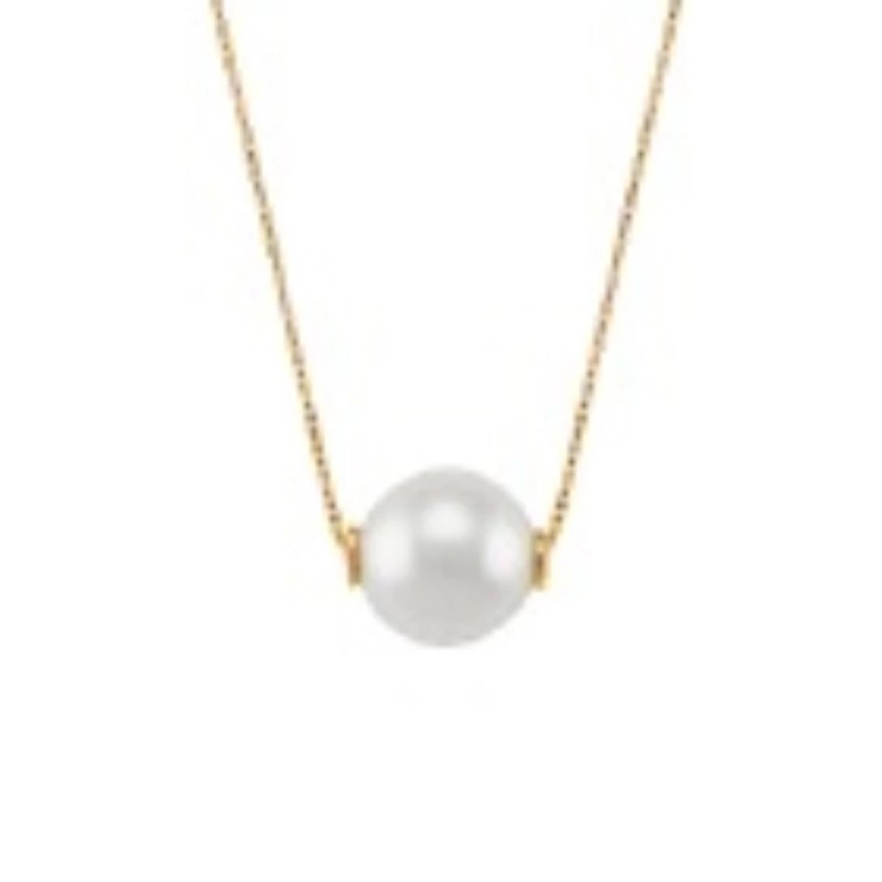 Collier Perle Or Jaune 18k - Bijouterie Haillot La Seyne Sur Mer Six Fours 83