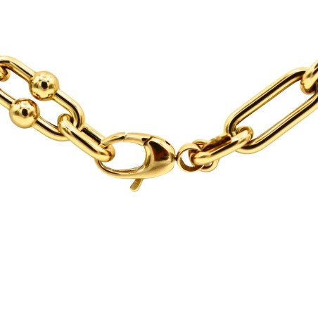 Collier en or 18 kts maille fantaisie - Bijouterie Haillot La Seyne Sur Mer Six Fours 83