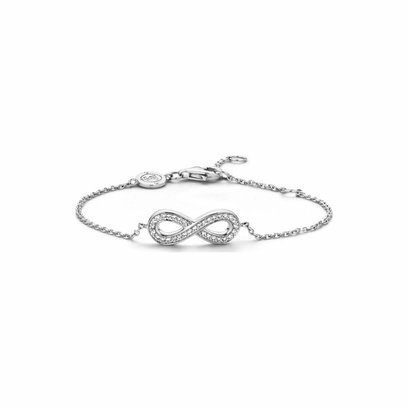 Bracelet Ti Sento en argent rhodié, signe infini - bijouterie haillot la seyne sur mer