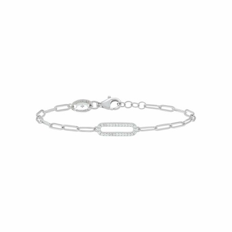 Bracelet Charles Garnier en argent et oxydes de zirconium - bijouterie haillot la seyne sur mer
