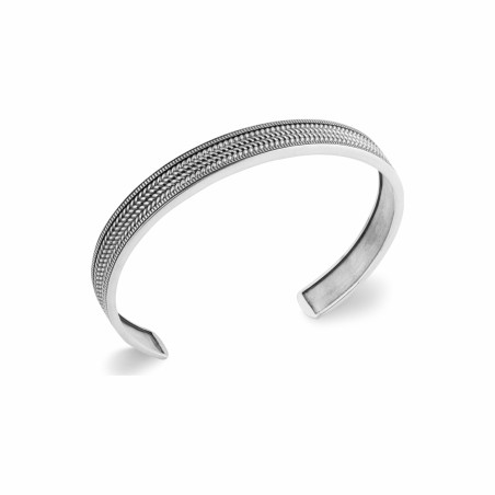 Bracelet jonc en argent, 62cm - bijouterie haillot la seyne sur mer