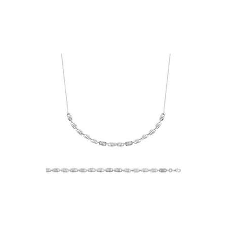 Bracelet en argent rhodié - bijouterie haillot la seyne sur mer