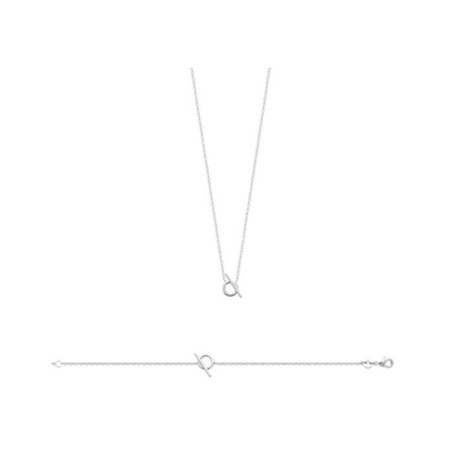 Bracelet en argent rhodié - bijouterie haillot la seyne sur mer