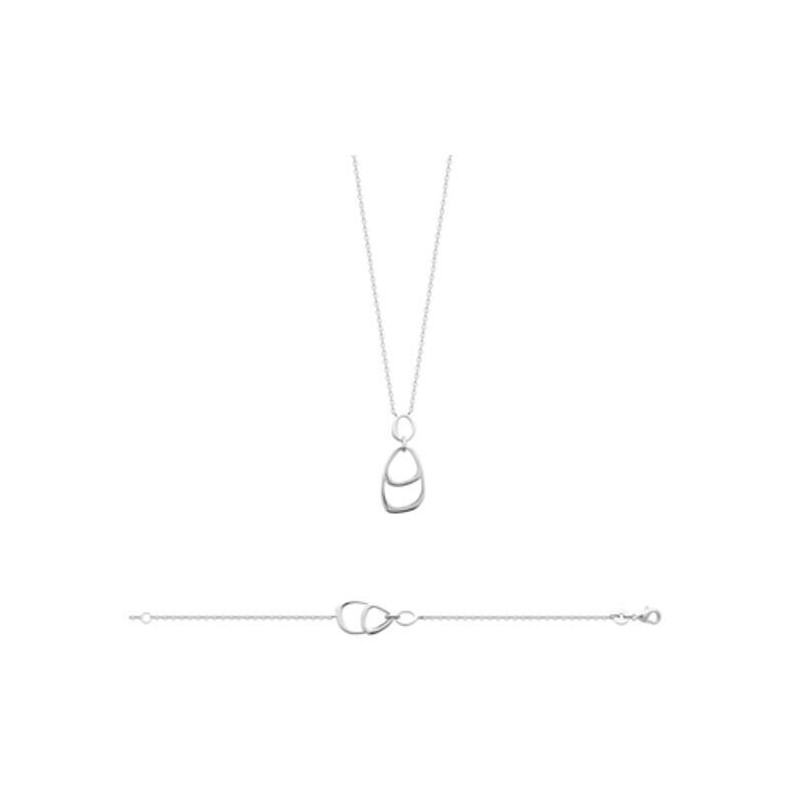 Bracelet en argent rhodié - bijouterie haillot la seyne sur mer