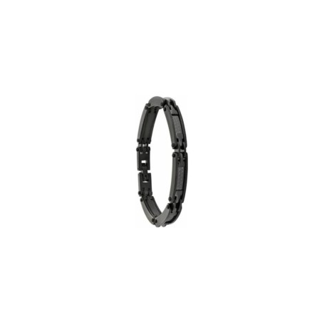 Bracelet Jourdan Bijoux Héritage Métal Acier Tulum en acier PVD noir - bijouterie haillot la seyne sur mer