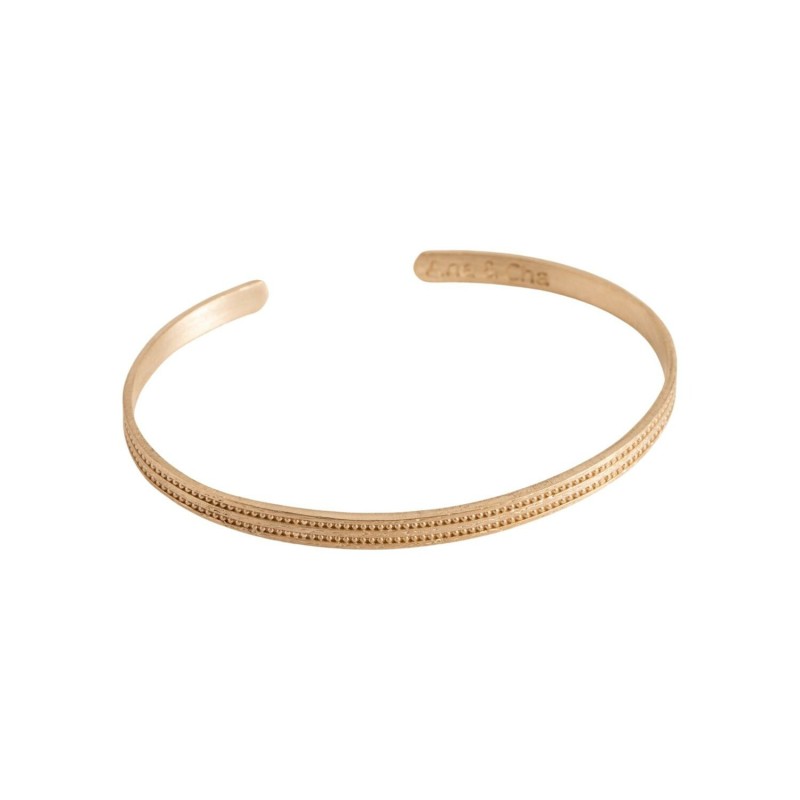 Bracelet Ana & Cha Hanna en plaqué or jaune - bijouterie haillot la seyne sur mer