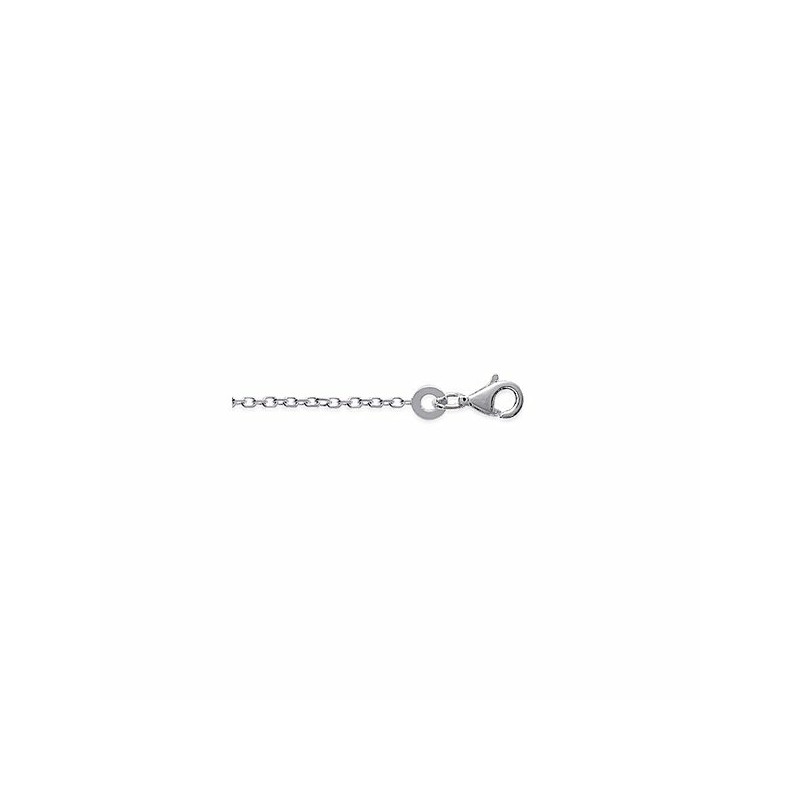 Chaîne en argent rhodié, 40cm - bijouterie haillot la seyne sur mer
