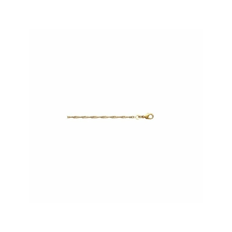 Chaîne en plaqué or, 40cm - bijouterie haillot la seyne sur mer
