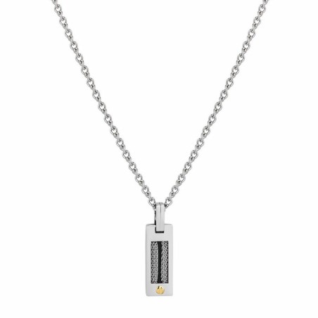 Collier Jourdan Bijoux Kristi en acier et caoutchouc - Bijouterie Haillot La Seyne sur mer 83