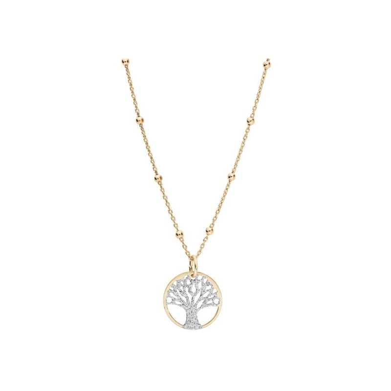 Collier arbre de vie en argent doré - Bijouterie Haillot La Seyne Six Fours 83