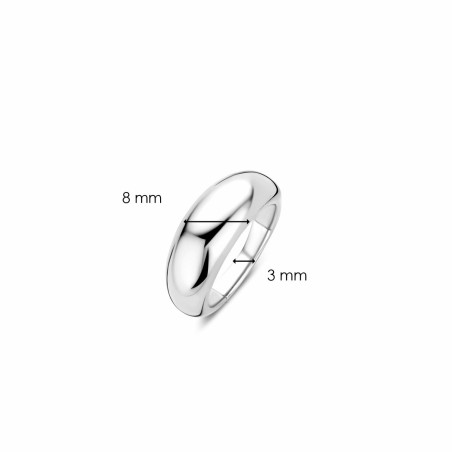 Bague Ti Sento en argent, petit modèle - bijouterie haillot la seyne sur mer