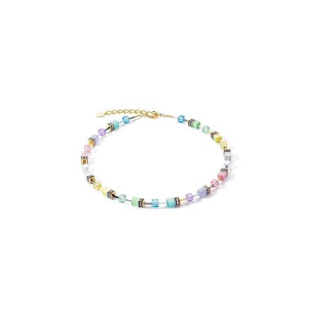 Collier Cœur de Lion GeoCUBE en métal doré pastel, acier - Bijouterie Haillot La Seyne Six Fours 83