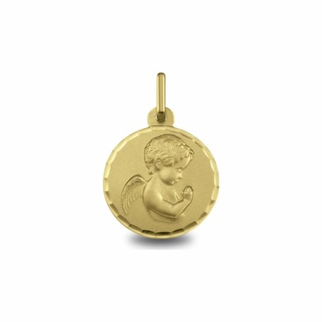 Médaille Ange en or jaune 18k - Bijouterie Haillot La Seyne Sur Mer Six Fours 83