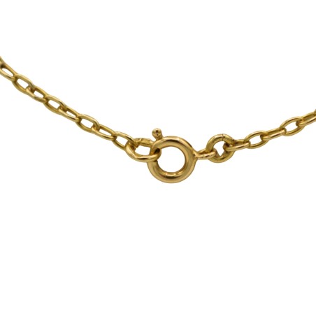 Collier Drapé Filigrane en Or jaune 18k - Bijouterie Haillot La Seyne Sur Mer 83